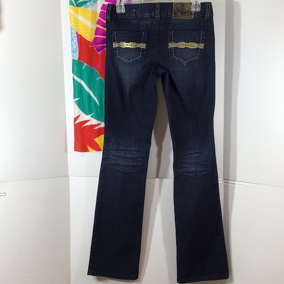 Guess dark blue bootcut jeans 27 - Picture 8 of 8